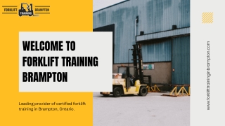 Affordable Forklift Training Price List