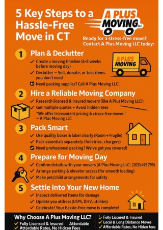 5 Key Steps to a Hassle-Free Move in CT