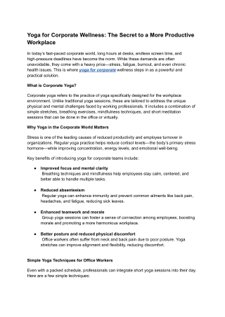 Yoga for Corporate Wellness_ The Secret to a More Productive Workplace (1)