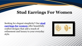 Stud Earrings For Women