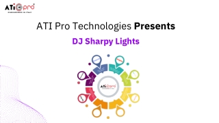 Brilliant Beams for Every Beat DJ Sharpy Lights