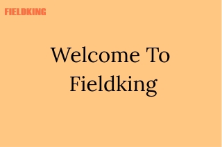 Fieldking Tractor Cultivator Guide