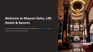 Maysan Doha | LXR Hotels & Resorts by Hilton