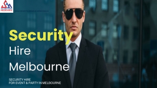 Best Concierge Security Service in Melbourne