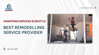 Handyman Services in Seattle | Best Remodeling Service Provider