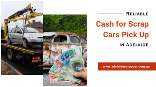 Reliable Cash for Scrap Cars Pick Up Services in Adelaide