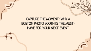 FlashPop Booths: Boston’s Party Photo Experience