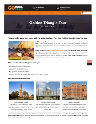 India's Rich Heritage with the Golden Triangle Tour