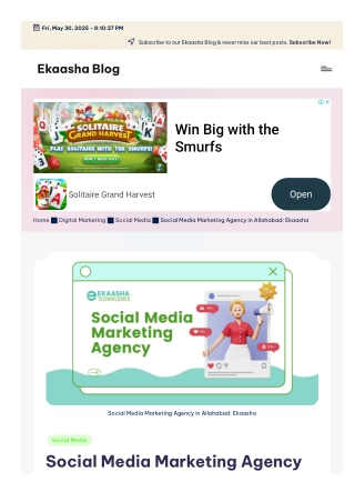 Social Media Marketing Agency in Allahabad: Ekaasha