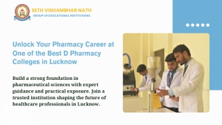 SVN – A Respected Name Among D Pharmacy Colleges in Lucknow