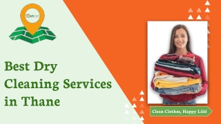 Best dry cleaning services thane