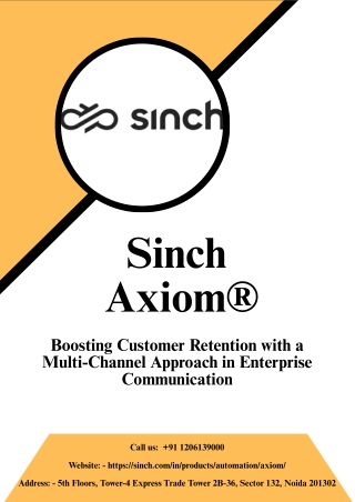 Boosting Customer Retention with aMulti-Channel Approach in EnterpriseCommunication
