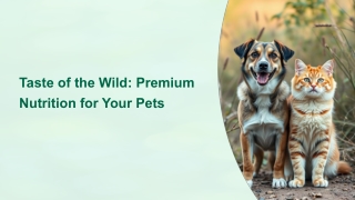 Taste of the Wild Dog Food at Statewide Service Center