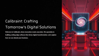 Calibraint_ Crafting Tomorrow's Digital Solutions
