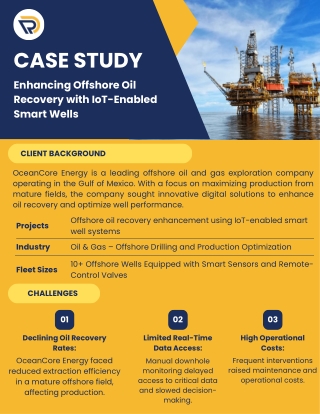 Improving Offshore Oil Extraction with IoT Smart Well Technology