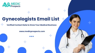 Gynecologists Email List for Effective Healthcare Marketing