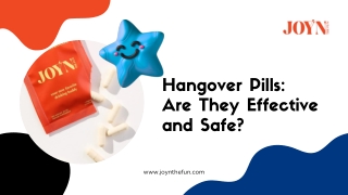 Hangover Pills Are They Effective and Safe