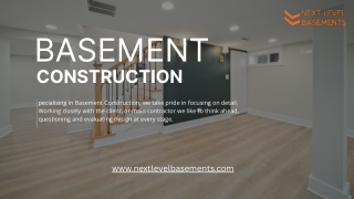 Next Level Basements | Trusted Basement Builders in the UK