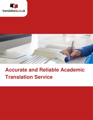 Accurate and Reliable Academic Translation Service