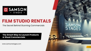 Film Studio Rentals for Smart, Hassle-Free Productions