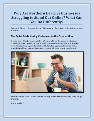 Why Are Northern Beaches Businesses Struggling to Stand Out Online