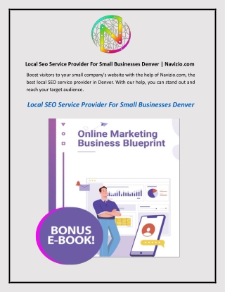Local Seo Service Provider For Small Businesses Denver  Navizio.com