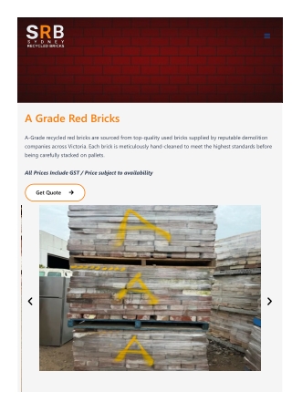 A Grade Red Bricks