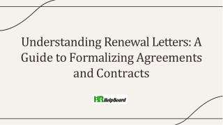 Renewal Letter Sample