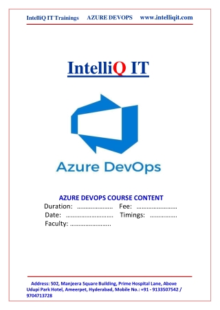 Azure Devops