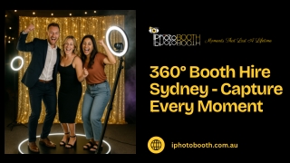 360° Booth Hire Sydney - Capture Every Moment
