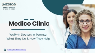 Urgent Care Clinic Toronto | Medico Clinic