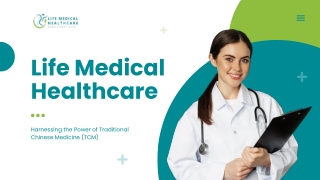 Natural Healing, Backed by Traditional Chinese Medicine (TCM)