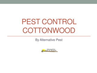Pest Control Cottonwood