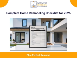 Complete Home Remodeling Checklist for 2025