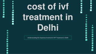 cost of ivf treatment in Delhi