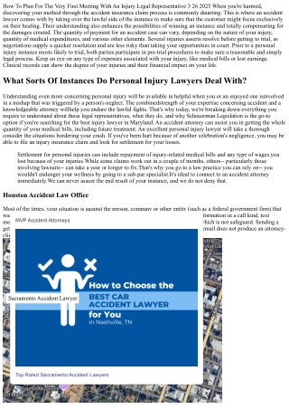 San Antonio Accident Legal Representatives