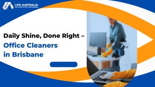Daily Shine, Done Right – Office Cleaners In Brisbane