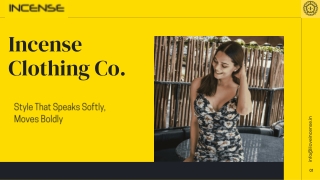 Top Designer Outfits Delhi | Incense Clothing Co.