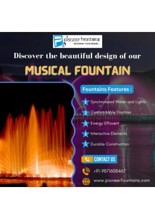 Musical Fountains Design