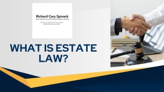 What Is Estate Law