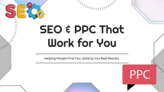 SEO & PPC That Work for You