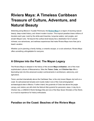 Tulum Times: Your Latest News and Travel Guides for Tulum, Mexico