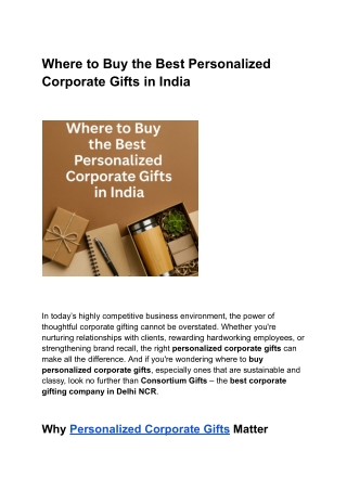 Where to Buy the Best Personalized Corporate Gifts in India (1)