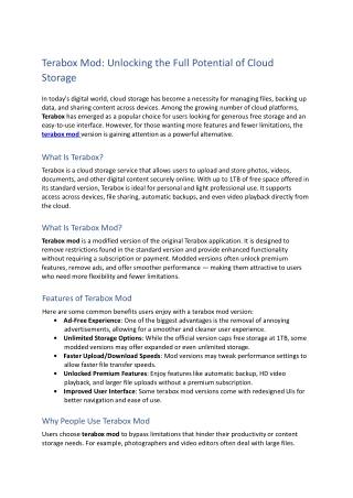 Terabox-Mod