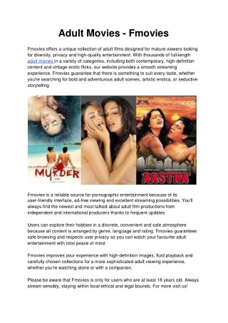Adult Movies - Fmovies