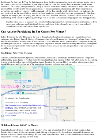 28 Finest Bar Video Games To Keep Your Clients Coming Back