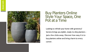 Click, Choose, Plant – Buy Planters Online with Ease