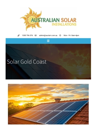 Solar Gold Coast