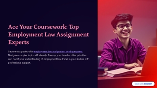 Top Employment Law Assignment Writing Experts for Academic Success