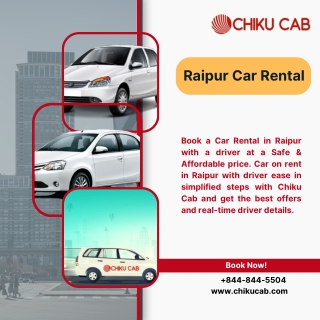 Raipur Car Rental – Safe & Affordable Rides